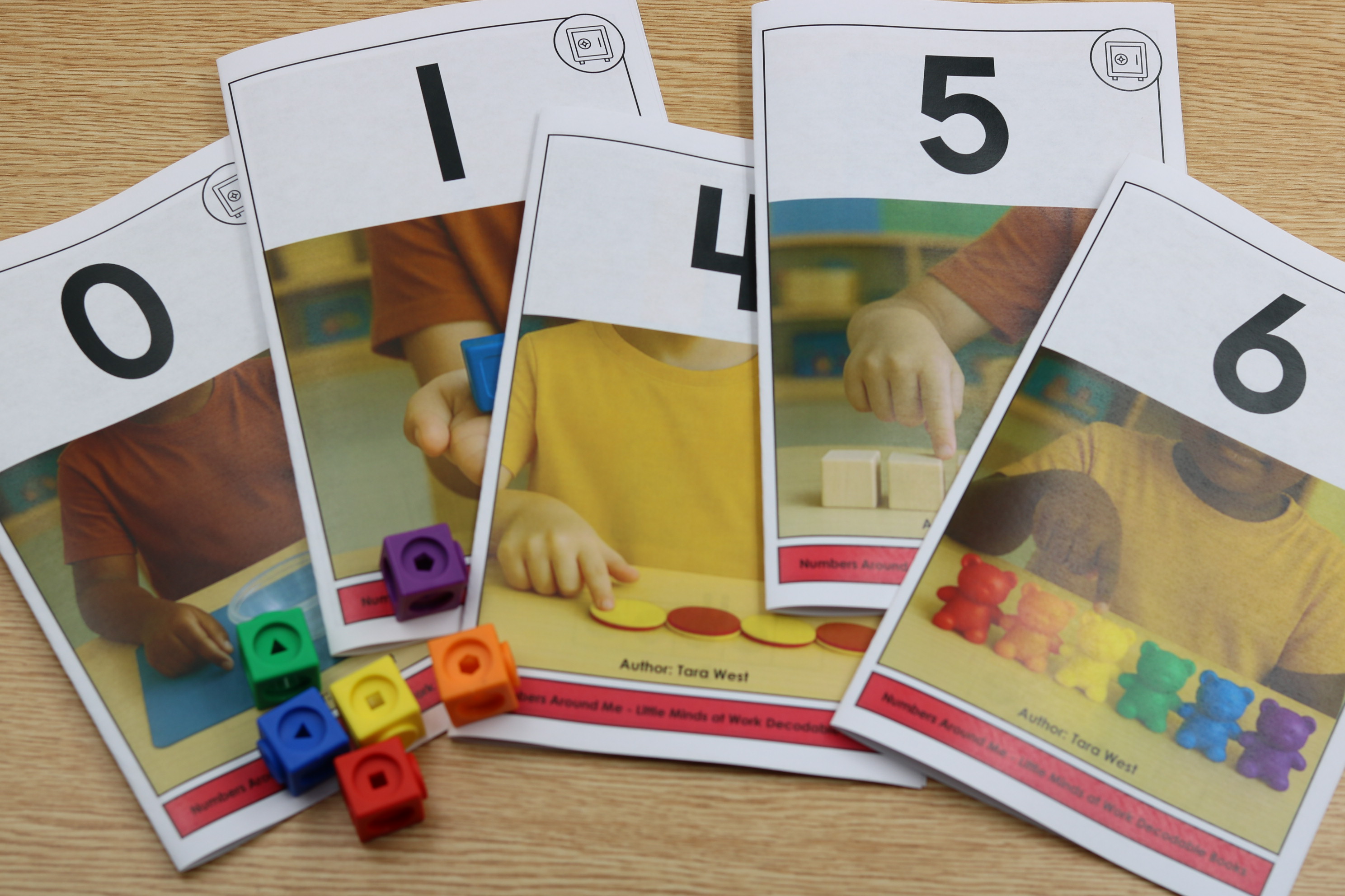 Numbers Around Me decodable math books for numbers 0–10