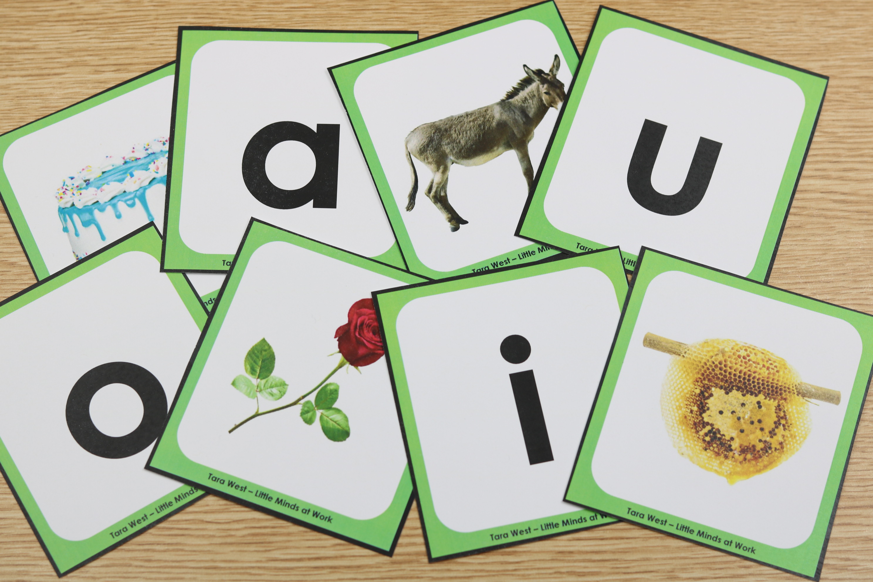 CVCE flashcards with sound icons for long vowel silent-e words